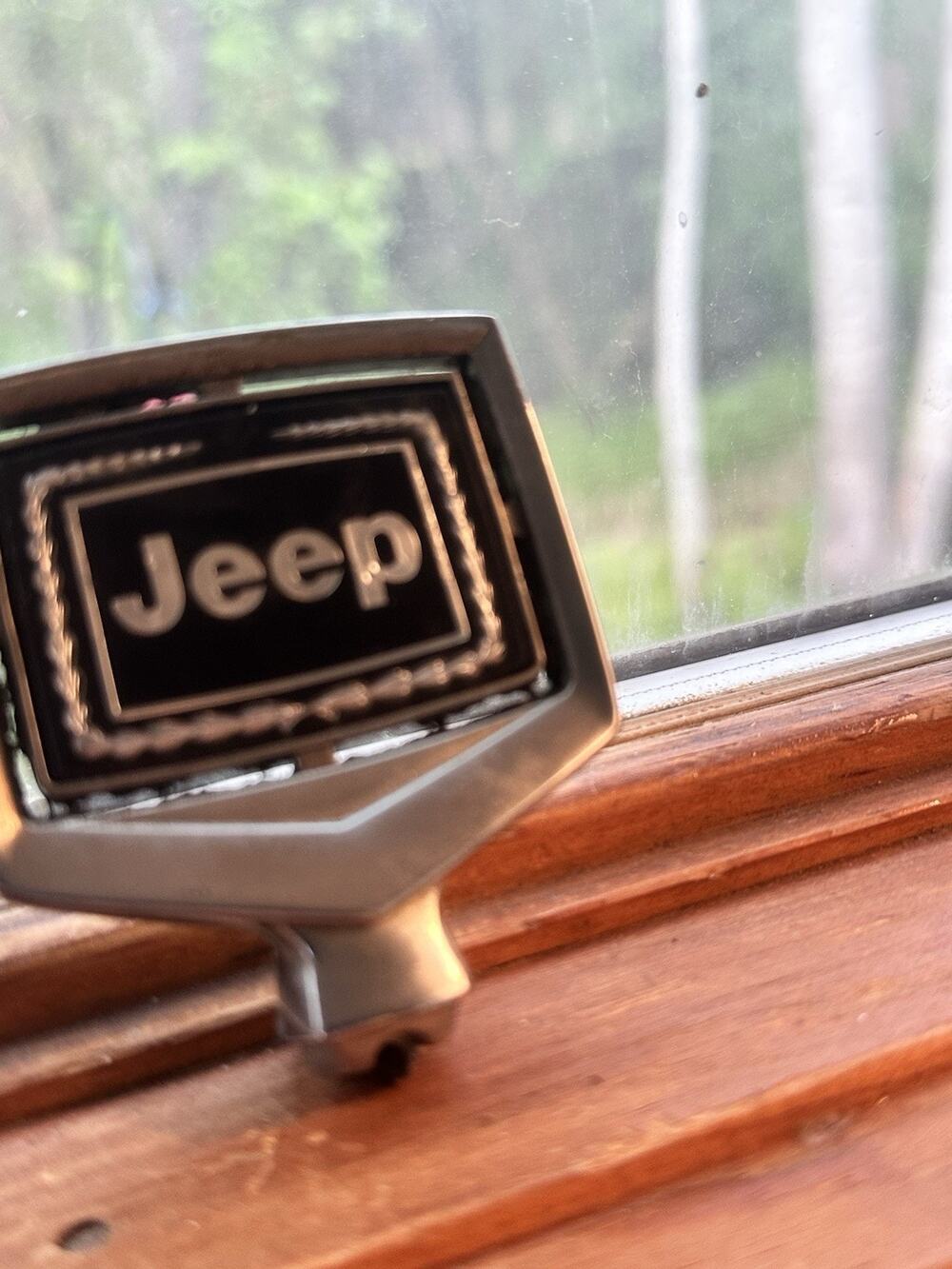 OEM 1984-1991 Jeep Grand Wagoneer Hood Ornament Emblem Badge FSJ AMC Original